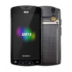 M3 Mobile SM15 N. 1D. USB. BT (BLE). WLAN. 4G. NFC. GPS. GMS. Android
