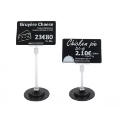 SOPORTE MAGNÉTICO PARA TARJETA PORTA PRECIOS 12cm 25 UDS.