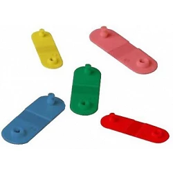275 CLIPS DE CIERRE ZBAND QUICKCLIP ROJOS