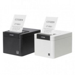 Citizen CT-E601. USB. USB Host. 8 puntos/mm (203dpi). Cúter. blanco