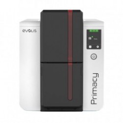 Evolis Primacy 2 Duplex. Go Pack unilateral. 12 puntos/mm (300dpi). USB. Ethernet. rojo