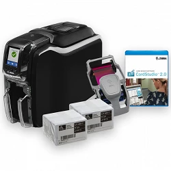 Impresora de Tarjetas Zebra ZC350 + Extras