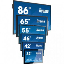 iiyama ProLite T6562AS-B1. 24/7. 164cm (64.6\'\'). Projected Capacitive. 4K. black. Android