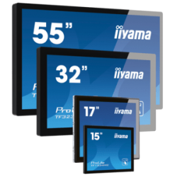 iiyama ProLite open-frame LCDs. 39.6cm (15.6\'\'). Capacitivo proyectado. 10 TP. Full HD. Kit (USB). negro