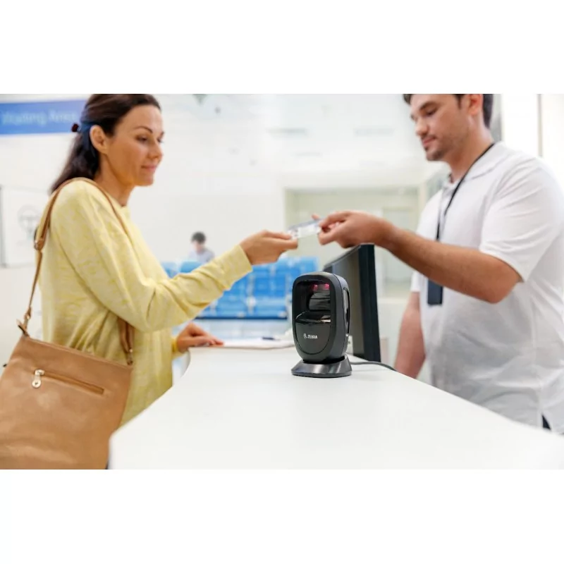 Zebra DS9308 lector de códigos 2D SR negro con cable USB