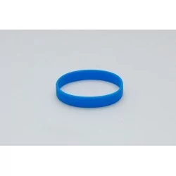 PULSERA DE SILICONA 65mm AZUL MARINO SIN PERSONALIZACIÓN PK 100 UDS
