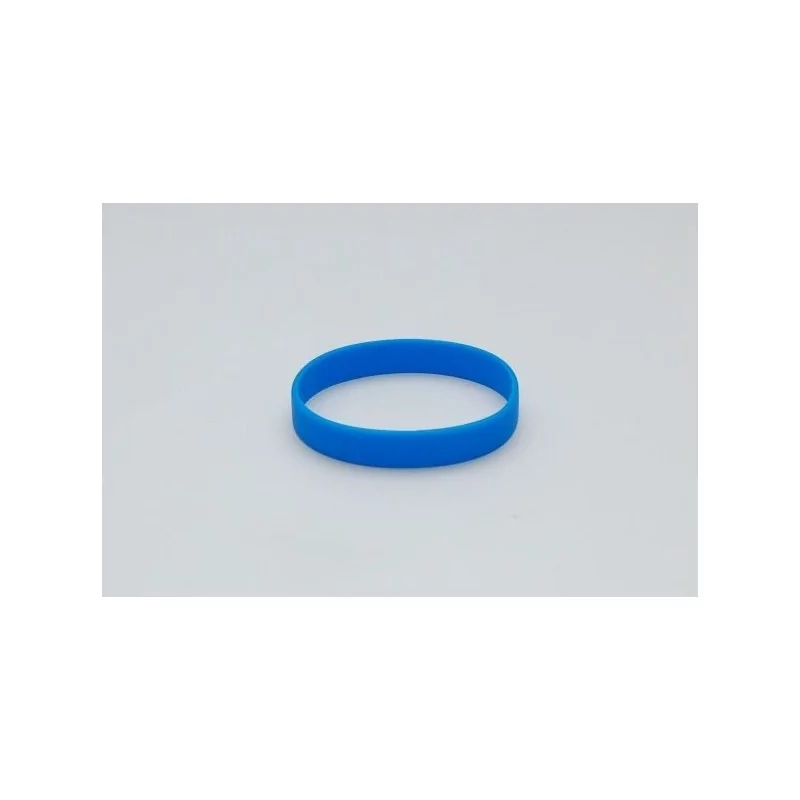 PULSERA DE SILICONA 65mm AZUL MARINO SIN PERSONALIZACIÓN PK 100 UDS