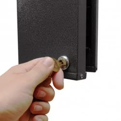 RACK DE PARED PARA 50 TARJETAS CON CIERRE