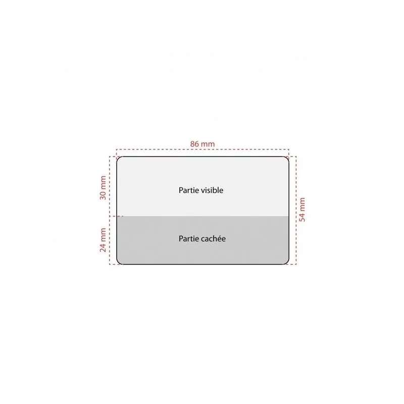 RACK DE PARED PARA 50 TARJETAS CON CIERRE
