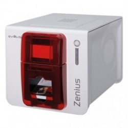 Evolis Zenius Classic GO PACK. unilateral. 12 puntos/mm (300dpi). USB. rojo