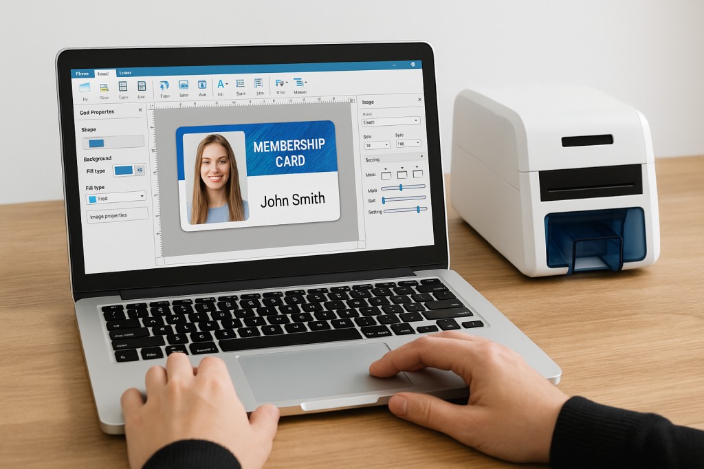 Software de impresión de tarjetas: diseño, personalización y control total