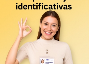 Pinzas para tarjetas identificativas: discretas, prácticas y seguras